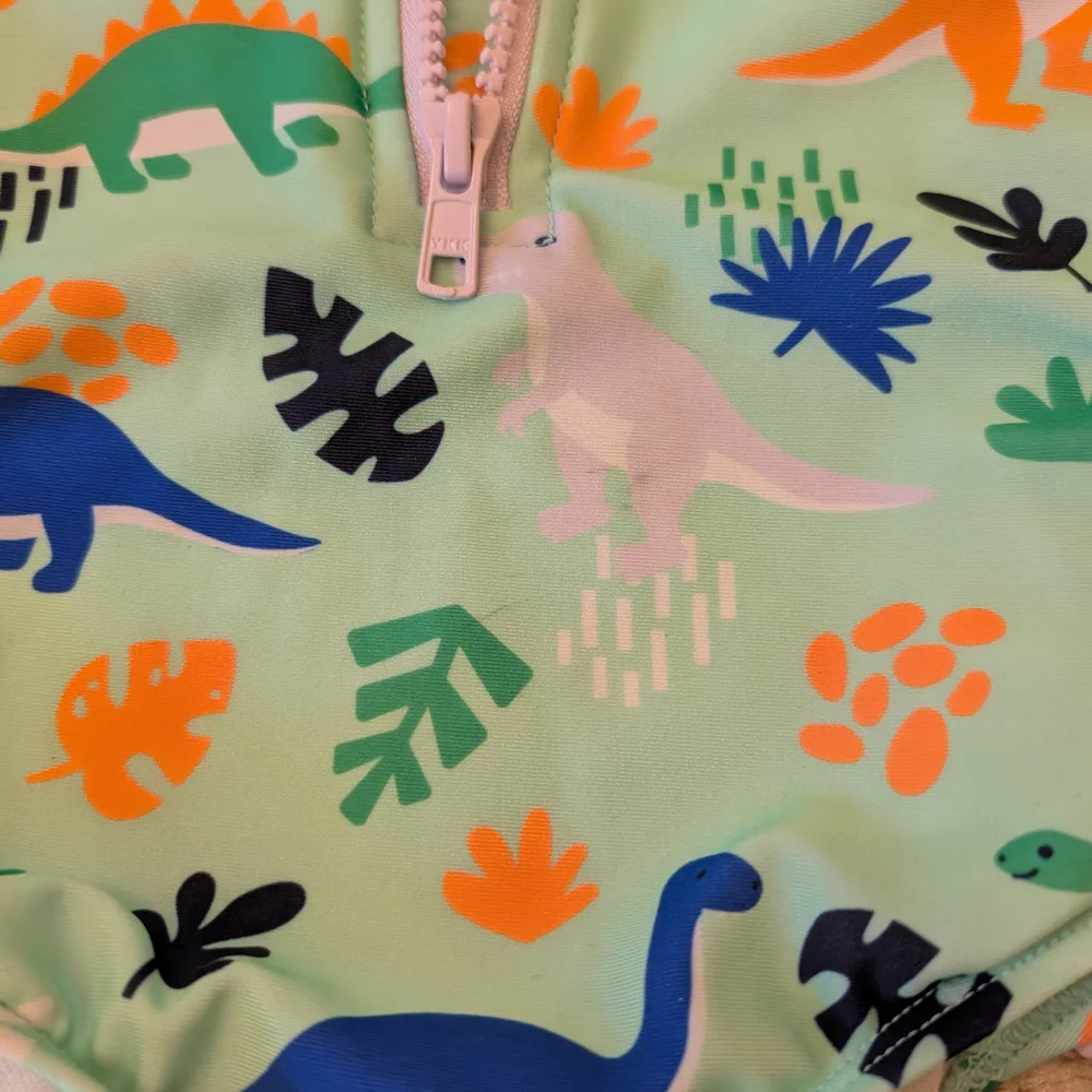 Cat & Jack Dinosaur Swimsuit Rashguard 18 Month